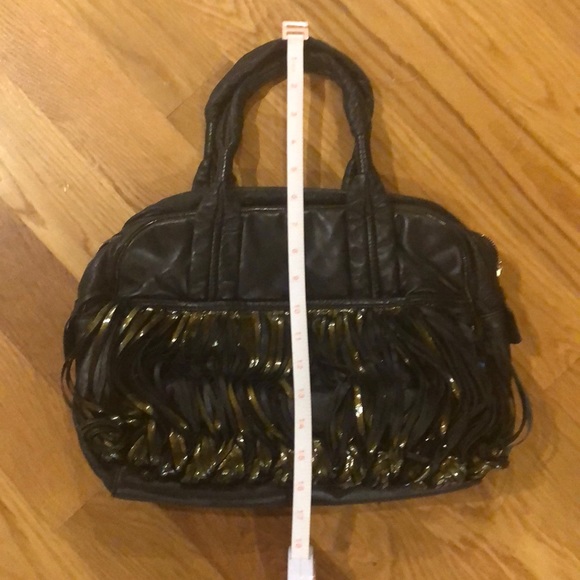 Katherine Kwei Signature Loop Leather Handbag - Picture 10 of 14